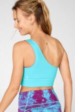Fabletics névoa azul/rosa escuro 420HR1678 harlow sutiã esportivo reversível de um ombro mulheres - Image 2