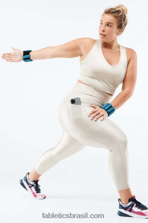 Fabletics névoa cinza brilhar 420HR2225 tanque de sutiã embutido averie shine mulheres - Image 4
