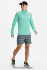 Fabletics névoa de menta 420HR3593 o dia de treino 1/4 zip homens - Image 3
