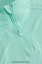 Fabletics névoa de menta 420HR3593 o dia de treino 1/4 zip homens - Image 4