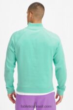 Fabletics névoa de menta 420HR3608 o go-to 1/4 zip 187 homens - Image 2