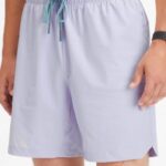 Fabletics névoa lilás 420HR3274 aquele curto 160 homens