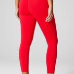 Fabletics nocaute preto/branco clássico 420HR651 define powerhold cintura alta 7/8 legging 21 mulheres