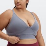 Fabletics nuvem de chuva escura 420HR1636 sutiã esportivo jenni sculptknit mulheres
