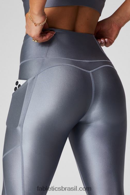 Fabletics nuvem de tempestade brilha 420HR894 legging oasis pureluxe cintura alta brilho 7/8 mulheres - Image 3