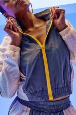 Fabletics nuvem de tempestade multi 420HR2811 alayia jaqueta color block mulheres - Image 5
