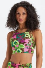 Fabletics oásis tropical 420HR1342 sutiã esportivo antiderrapante 91 mulheres - Image 2