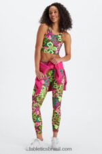 Fabletics oásis tropical 420HR1342 sutiã esportivo antiderrapante 91 mulheres - Image 5