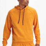 Fabletics ocre dourado 420HR3664 o moletom com capuz leve homens