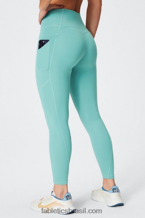 Fabletics onda ártica 420HR797 legging oasis pureluxe cintura alta 7/8 50 mulheres - Image 3