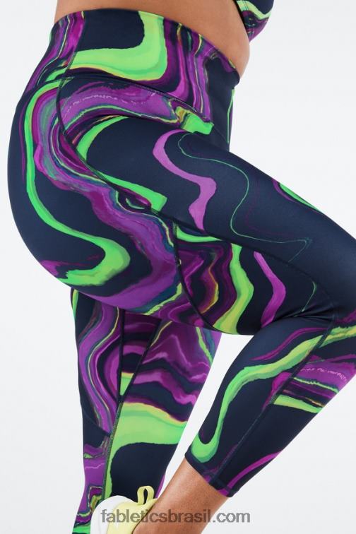 Fabletics onda de neblina 420HR1213 qualquer lugar motion365 legging cintura alta ultra 7/8 mulheres - Image 2