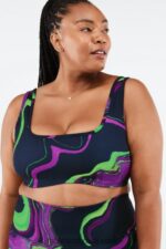 Fabletics onda de neblina 420HR1892 rivka sutiã esportivo de médio impacto mulheres