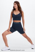 Fabletics onda de trovão/cristal 420HR354 short 6'' cintura alta sem costuras sync mulheres - Image 4