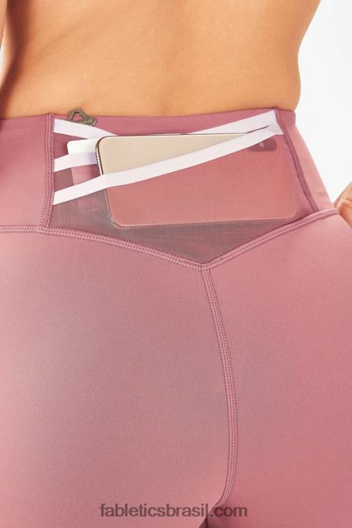Fabletics orquídea fumaça/branca 420HR1166 trinity motion365 legging cintura alta 83 mulheres - Image 2