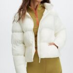 Fabletics osso 420HR2815 jaqueta packable beatrix mulheres