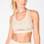 Fabletics ouro frio/fosco 420HR1412 belle sutiã esportivo de alto impacto mulheres