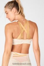 Fabletics ouro frio/fosco 420HR1412 belle sutiã esportivo de alto impacto mulheres - Image 3