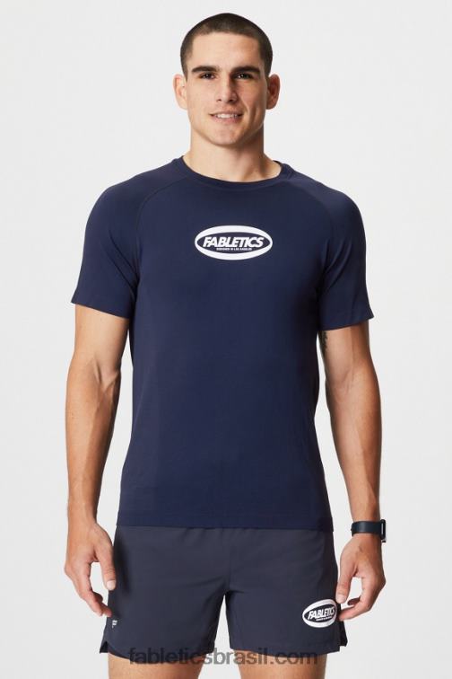 Fabletics oval marinho 420HR3461 o tee do dia de treinamento 174 homens - Image 1