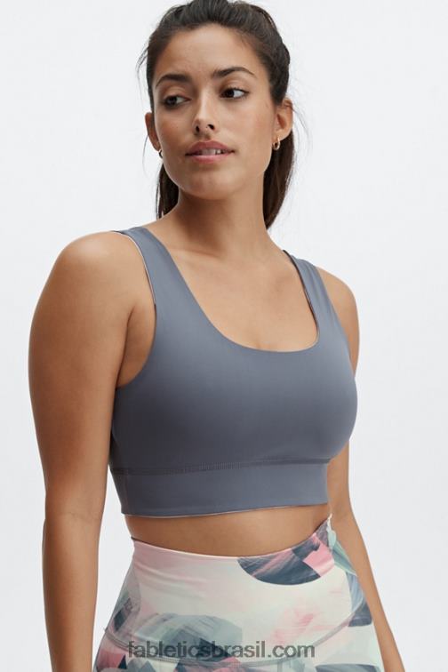 Fabletics paisagem onírica/nuvem de chuva 420HR1867 sutiã esportivo reversível de impacto médio harlow mulheres - Image 2