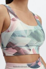 Fabletics paisagem onírica/nuvem de chuva 420HR1867 sutiã esportivo reversível de impacto médio harlow mulheres - Image 5