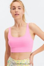 Fabletics patchwork margarida/rosa mármore 420HR1852 harlyn sutiã esportivo midi reversível de impacto médio mulheres - Image 2