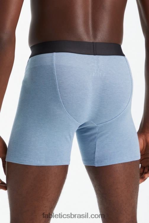 Fabletics pedra azul 420HR3787 a cueca boxer rib restoreknit homens - Image 2
