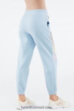 Fabletics pedra azul/frente 420HR145 calça de moletom reina gráfico mulheres - Image 3