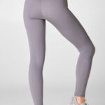 Fabletics pedreira cinza/branco 420HR1117 trinity motion365 legging cintura alta 80 mulheres