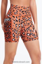 Fabletics pedreira cinza/branco 420HR255 on-the-go powerhold cintura alta 6'' curto 6 mulheres - Image 3