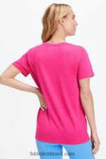 Fabletics pelúcia rosa/clube atlético 420HR2020 camiseta clássica mulheres - Image 3