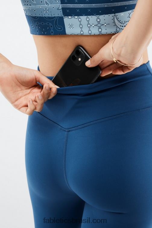 Fabletics peônia marinha 420HR1256 qualquer lugar motion365 legging cintura alta 85 mulheres - Image 2