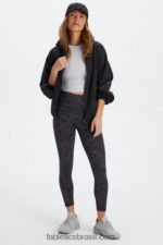 Fabletics peônia marinho/vermelho rio 420HR661 define powerhold cintura alta 7/8 legging 23 mulheres - Image 3