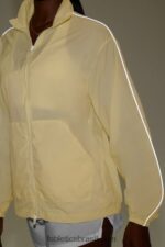 Fabletics pêra claro/branco brilhante 420HR2747 blusão peso mosca superdimensionado mulheres - Image 4