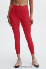 Fabletics pêra claro/branco brilhante 420HR698 define powerhold cintura alta 7/8 legging 31 mulheres - Image 2