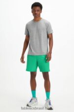 Fabletics perfurado verde essencial 420HR3335 o curto fundamental 164 homens - Image 2
