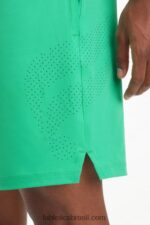 Fabletics perfurado verde essencial 420HR3335 o curto fundamental 164 homens - Image 5