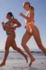 Fabletics pincel camuflagem/sequóia 420HR1606 sutiã de natação costas mulheres - Image 5