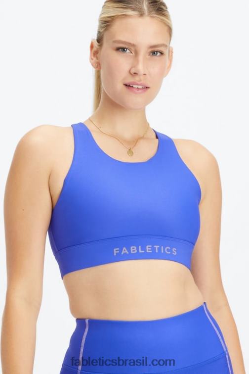 Fabletics piscina/prata reflexiva 420HR1345 sutiã esportivo antiderrapante 91 mulheres - Image 2
