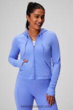 Fabletics ponche de pervinca 420HR2444 moletom com capuz oásis mulheres