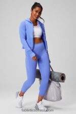 Fabletics ponche de pervinca 420HR2444 moletom com capuz oásis mulheres - Image 3