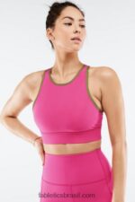 Fabletics ponche rosa/oliva desbotada 420HR1429 sutiã esportivo de alto impacto siena mulheres