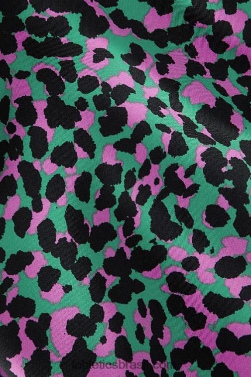 Fabletics pontos de safári verde grama/preto 420HR1740 sutiã esportivo de médio impacto em movimento 112 mulheres - Image 5