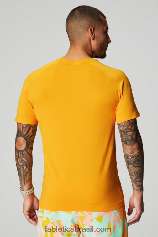 Fabletics por do sol amarelo 420HR3462 o tee do dia de treinamento 175 homens - Image 2