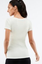 Fabletics presa 420HR2100 camiseta manga curta jess mulheres - Image 3