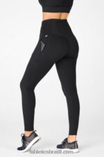 Fabletics preto 420HR1091 legging utilitária trinity motion365+ hw mulheres