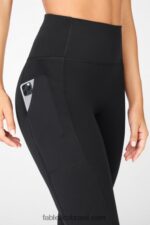 Fabletics preto 420HR1091 legging utilitária trinity motion365+ hw mulheres - Image 3