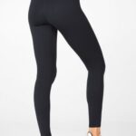 Fabletics preto 420HR1109 trinity motion365 legging cintura alta 78 mulheres