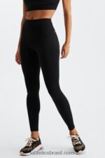 Fabletics preto 420HR1109 trinity motion365 legging cintura alta 78 mulheres - Image 3