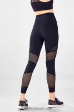 Fabletics preto 420HR1225 mosaico cintura alta 7/8 mulheres - Image 5