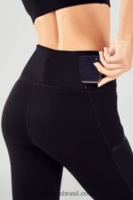 Fabletics preto 420HR1275 legging utilitária trinity motion365 hw mulheres - Image 2